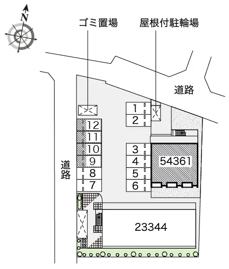 倉敷市四十瀬 月極駐車場